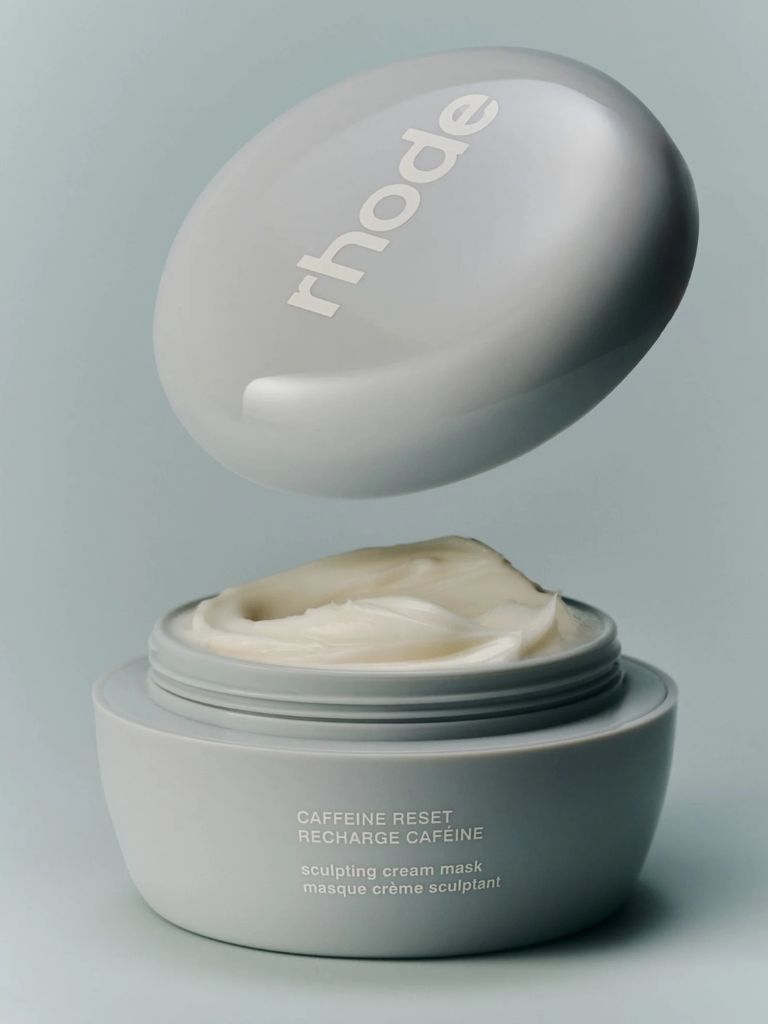 Крем маска с лифтинг эффектом rhode caffeine reset sculpting cream mask